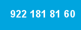 922 181 81 60